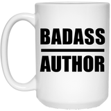 Badass Author - 15oz Coffee Mug