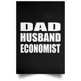 Dad Husband Economist - Poster Portrait