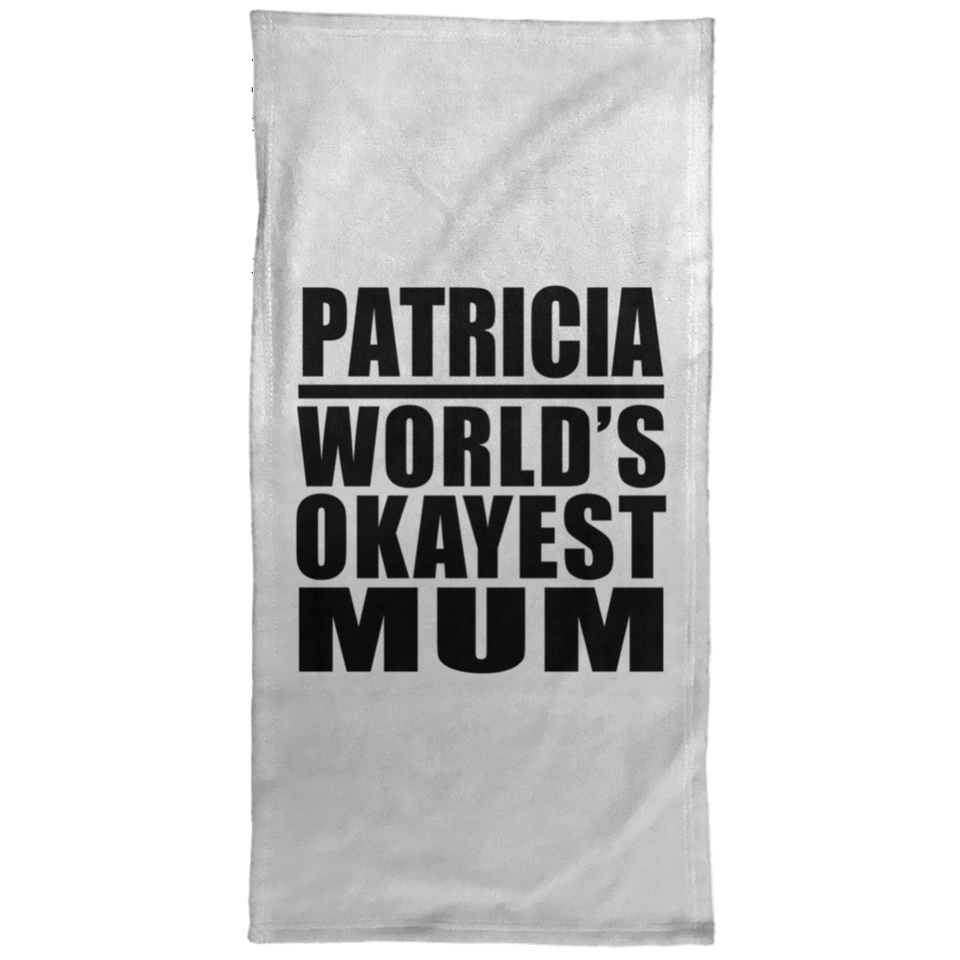 Patricia World's Okayest Mum - Hand Towel