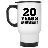 20th Anniversary 20 Years - White Travel Mug