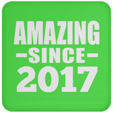 7th Birthday Amazing Since 2017 - Drink Coaster