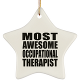 Most Awesome Occupational Therapist - Star Ornament