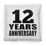 12th Anniversary 12 Years - Throw Pillow