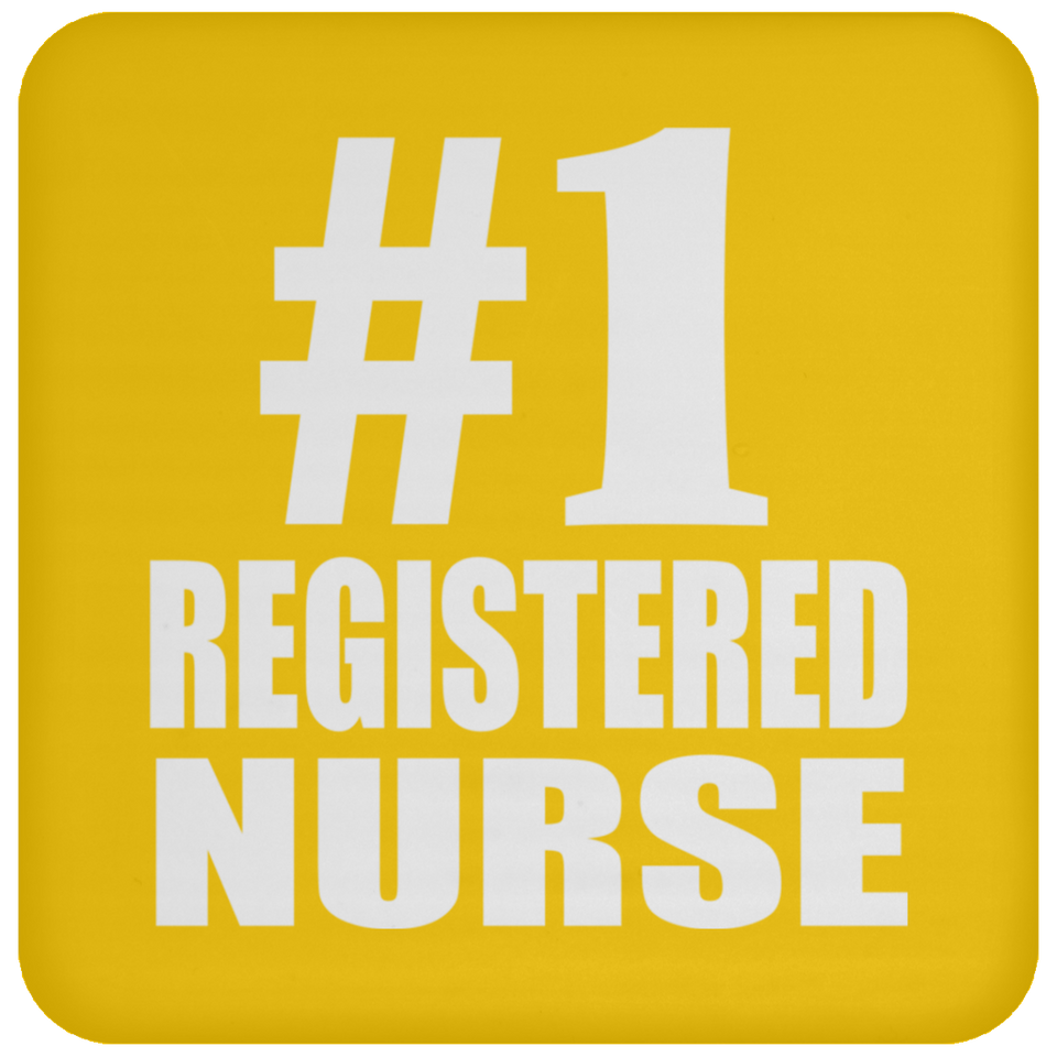 Number One #1 Registered Nurse - Coaster