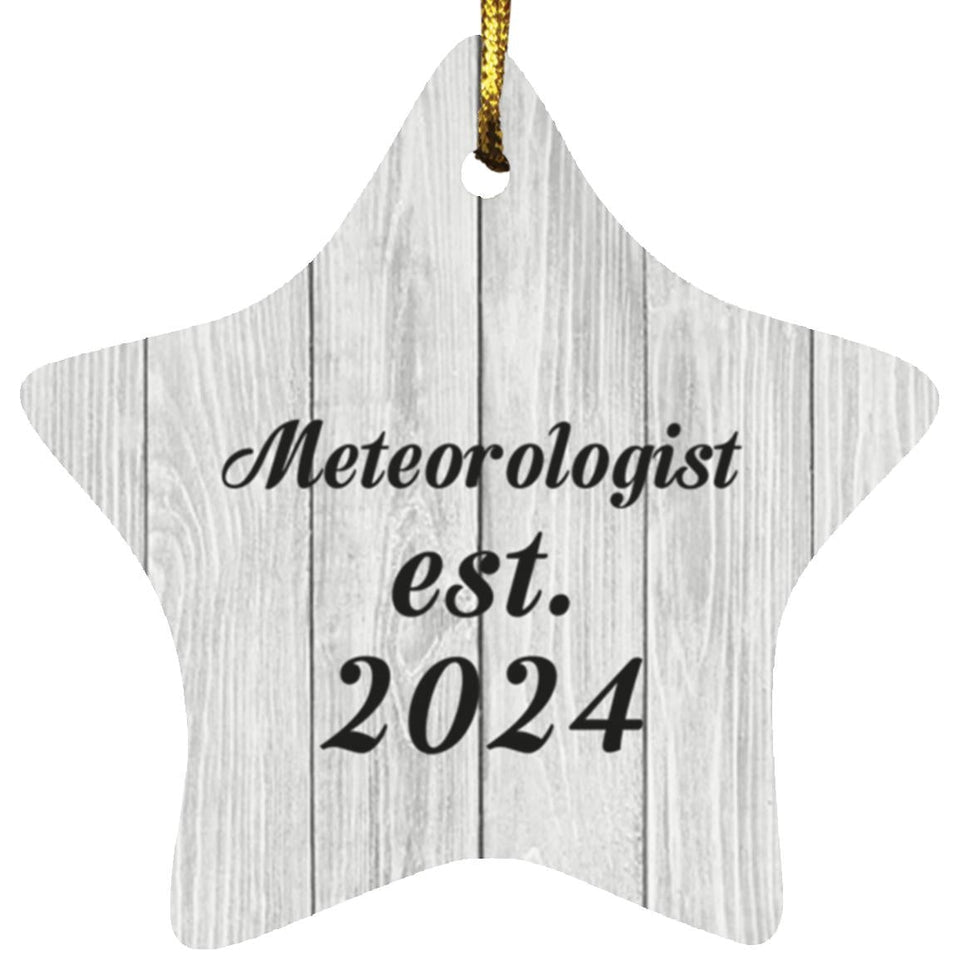 Meteorologist Established Est. 2024 - Star Ornament F
