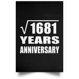 41st Anniversary Square Root of 1681 Years Anniversary - Poster Portrait