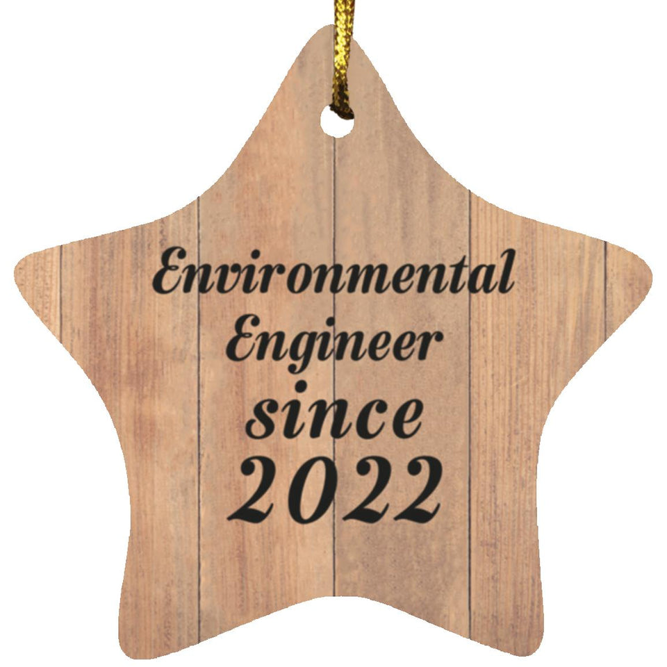 Environmental Engineer Since 2022 - Star Ornament C