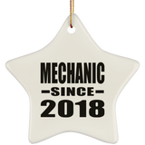 Mechanic Since 2018 - Star Ornament