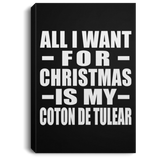 All I Want For Christmas Is My Coton De Tulear - Canvas Portrait