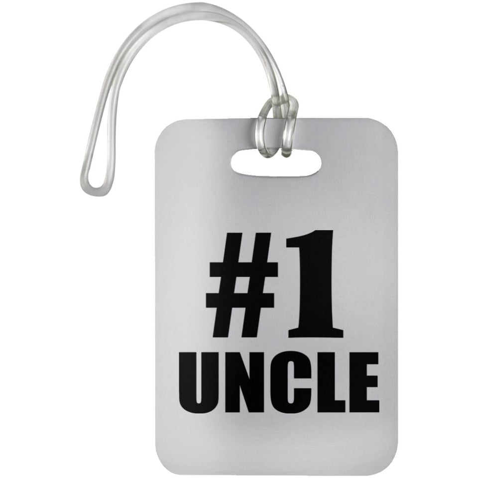 Number One #1 Uncle - Luggage Bag Tag