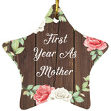 First Year As Mother - Star Ornament A
