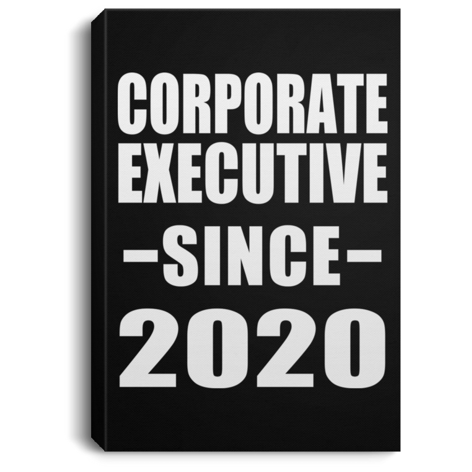 Corporate Executive Since 2020 - Canvas Portrait
