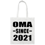 Oma Since 2021 - Tote Bag White