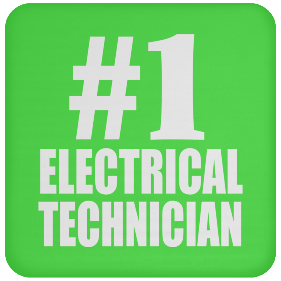 Number One #1 Electrical Technician - Drink Coaster