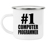 Number One #1 Computer Programmer - 12oz Camping Mug