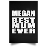 Megan Best Mum Ever - Poster Portrait