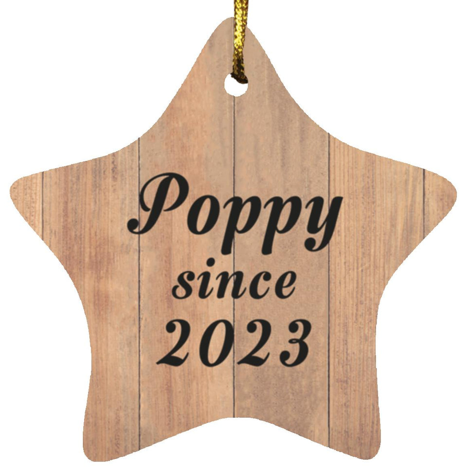 Poppy Since 2023 - Star Ornament C
