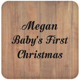 Megan Baby's First Christmas - Drink Coaster C