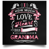 How Much Love Could Hold Until Called Me Grandma - Poster Square