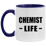 Chemist Life - 11oz Accent Mug Purple