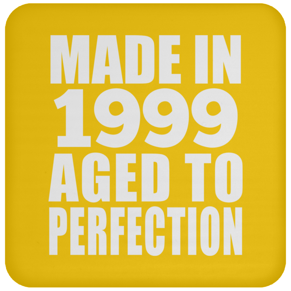 25th Birthday Made In 1999 Aged to Perfection - Drink Coaster