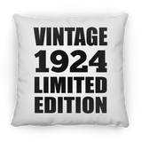 100th Birthday Vintage 1924 Limited Edition - Throw Pillow