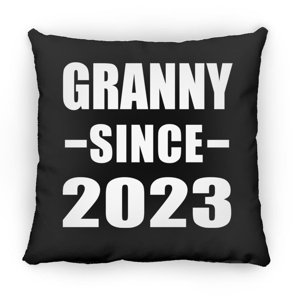 Granny Since 2023 - Throw Pillow Black