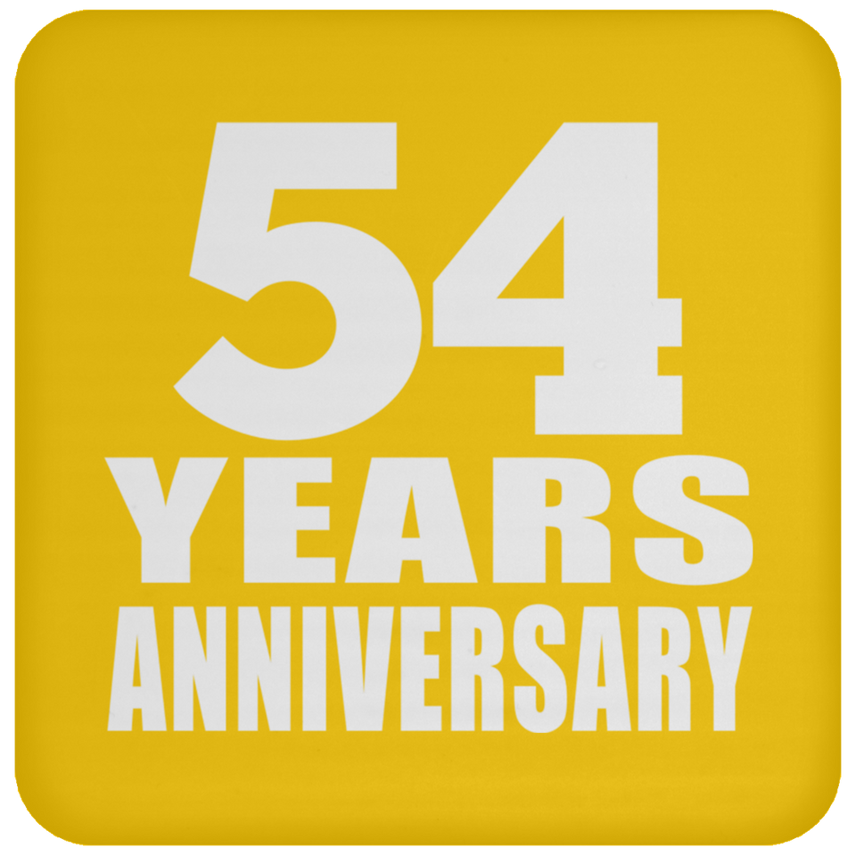 54th Anniversary 54 Years - Coaster