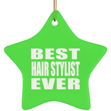 Best Hair Stylist Ever - Star Ornament