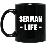Seaman Life - 11oz Coffee Mug Black