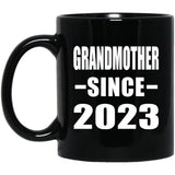 Grandmother Since 2023 - 11oz Coffee Mug Black