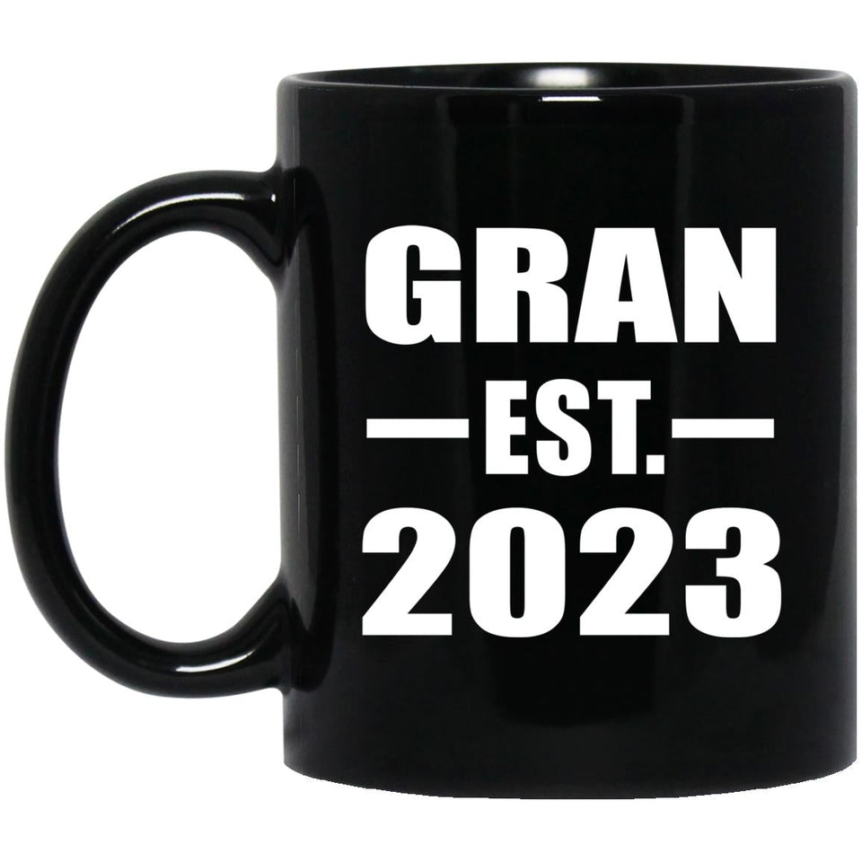 Gran Established EST. 2023 - 11oz Coffee Mug Black