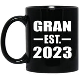 Gran Established EST. 2023 - 11oz Coffee Mug Black