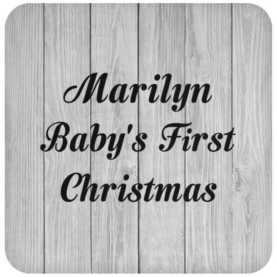 Marilyn Baby's First Christmas - Drink Coaster F