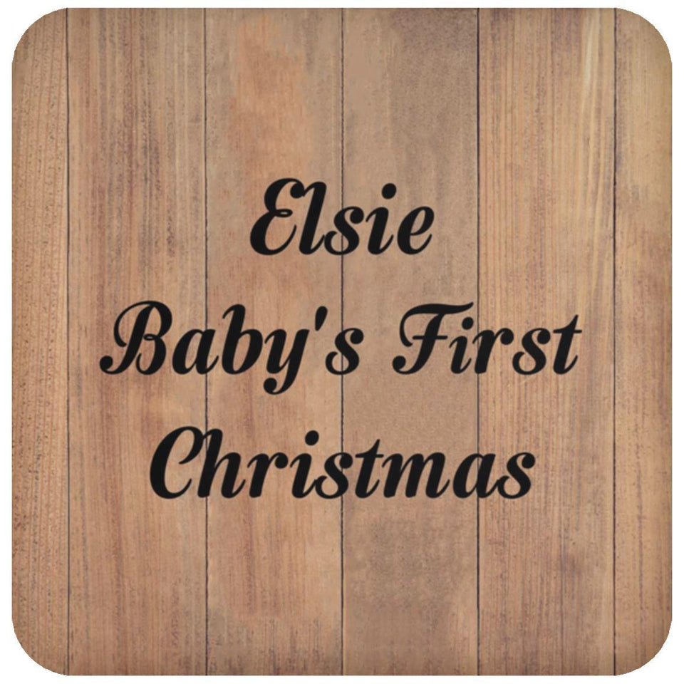 Elsie Baby's First Christmas - Drink Coaster C