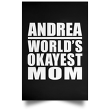Andrea World's Okayest Mom - Poster Portrait