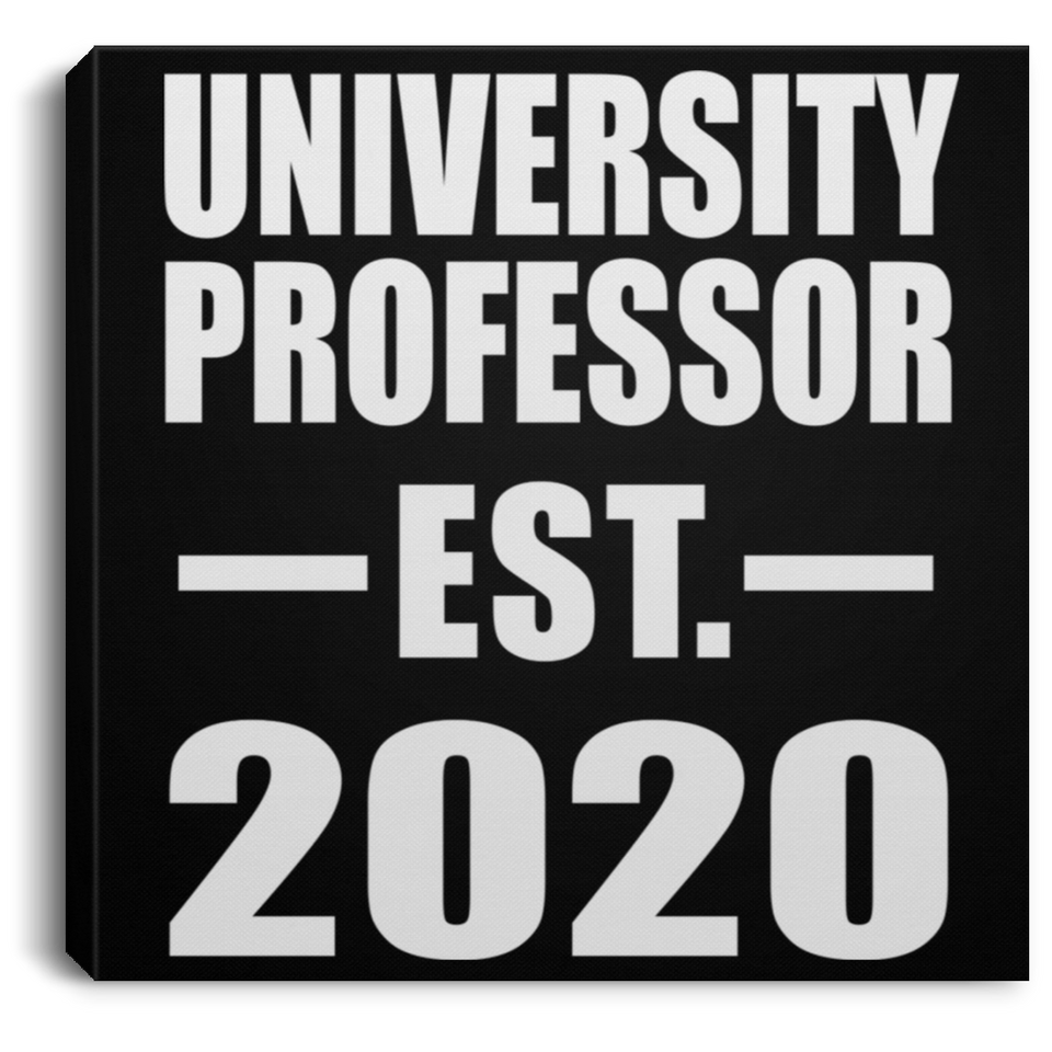University Professor Established EST. 2020 - Canvas Square