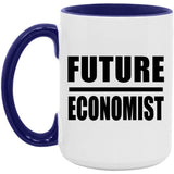 Future Economist - 15oz Accent Mug Purple