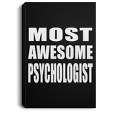 Most Awesome Psychologist - Canvas Portrait