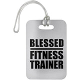 Blessed Fitness Trainer - Luggage Bag Tag