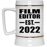 Film Editor Established EST. 2022 - Beer Stein