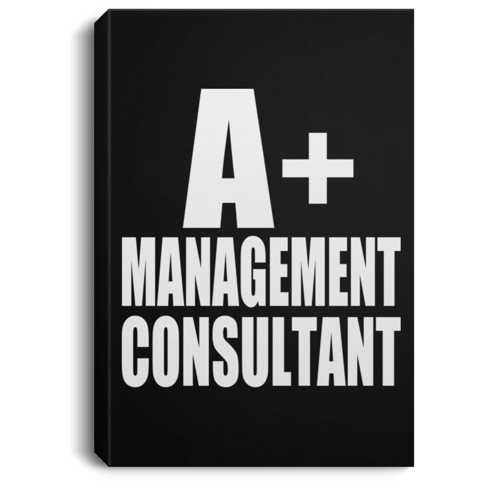 A+ Management Consultant - Canvas Portrait