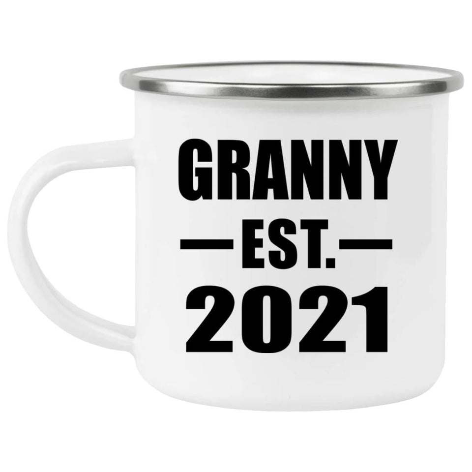 Granny Established EST. 2021 - 12oz Camping Mug
