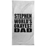 Stephen World's Okayest Dad - Hand Towel