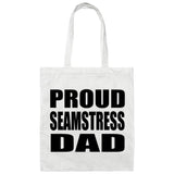 Proud Seamstress Dad - Tote Bag White