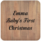 Emma Baby's First Christmas - Drink Coaster C