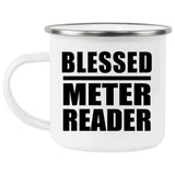 Blessed Meter Reader - 12oz Camping Mug