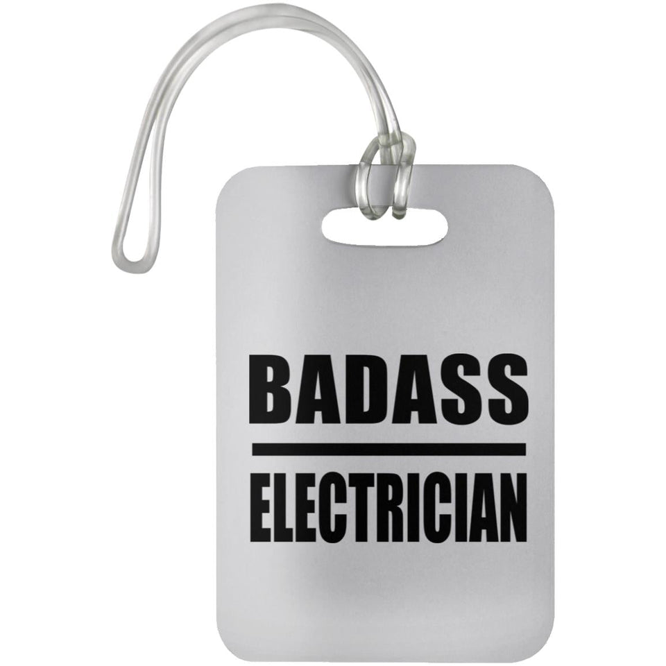 Badass Electrician - Luggage Bag Tag