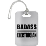 Badass Electrician - Luggage Bag Tag