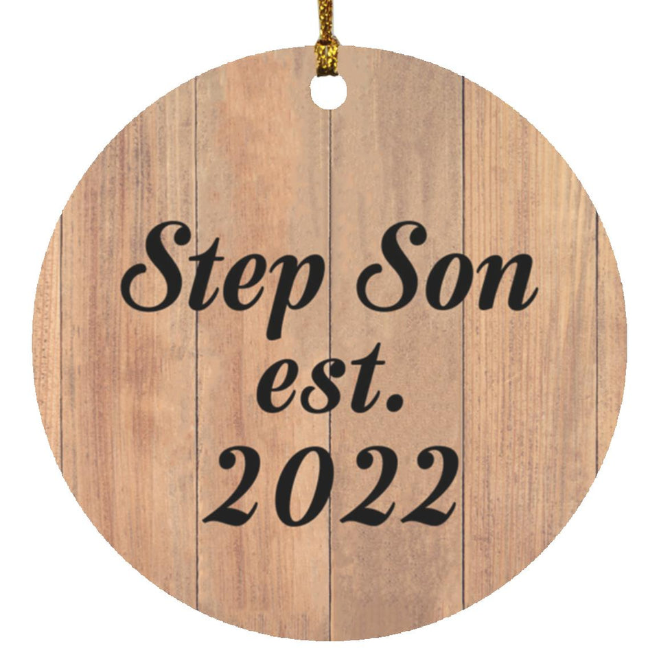Step Son Established EST. 2022 - Circle Ornament C